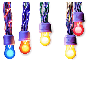 Colorful Christmas Lights PNG ces72 PNG image with transparent background