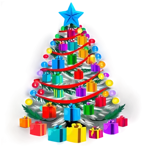 Colorful Christmas Tree Transparent Png 52 PNG Image