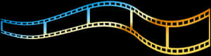 Colorful Film Strip Png, Transparent Png PNG