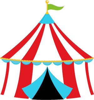 28 Collection Of Carnival Tent Clipart - Circus Tent Clipart, HD Png Download PNG image with transparent background