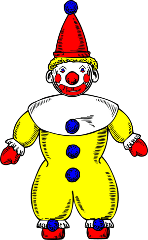 Outline, People, Happy, Clown, Joker, Faces, Face - Clown Clipart PNG image with transparent background