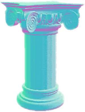 Pillar Png - - Transparent Background Vaporwave Aesthetic Png, Png Download PNG