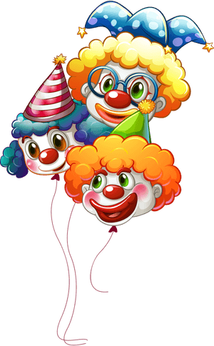 Clipart Balloon Watercolour - Livre De Coloriage Clowns 1 PNG image with transparent background