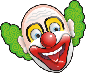 Picture Transparent Collection Of Clown Mask Free High - Clown Face PNG image with transparent background
