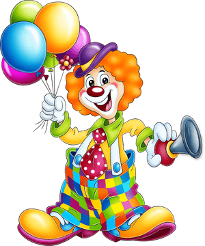 Clown Clipart Comic - Transparent Background Clown Clipart PNG image with transparent background