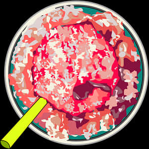 Colorful Cocktail Top View PNG image with transparent background