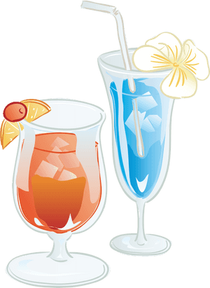 Cocktails Clipart Manhattan Cocktail - Cocktail, HD Png Download PNG image with transparent background