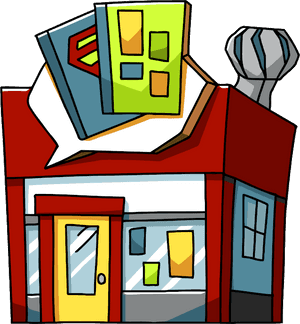 Transparent Comic Book Clipart - Cartoon Comic Book Store, HD Png Download PNG image with transparent background