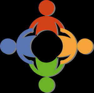 Colorful Community Graphic PNG image with transparent background