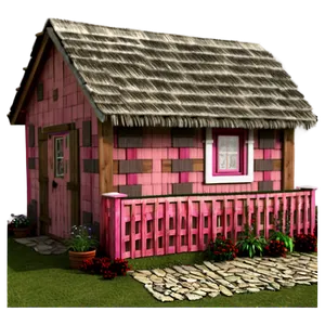 Colorful Cottage Facade Png 06202024 PNG Image