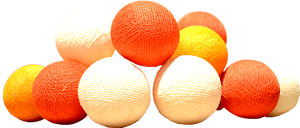 Cotton Balls Light Chain - Rangpur, HD Png Download PNG with transparent background