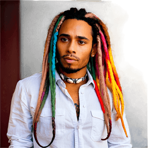 Colorful Dreads Ideas PNG 05242024 PNG image with transparent background