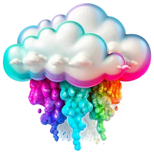 Colorful Dream Cloud Png Dfp42 PNG Image