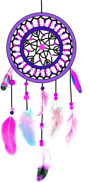 Colorful Dreamcatcher Decoration PNG Image