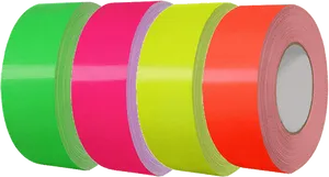 Colorful Duct Tape Rolls PNG Image