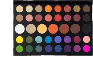 Colorful Eyeshadow Palette Variety PNG Image