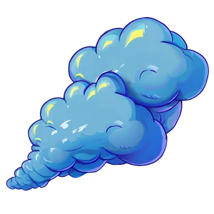 Colorful Fart Cloud Drawing Png Crs8 PNG Image