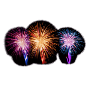 Colorful Fireworks PNG owb14 PNG image with transparent background