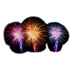 Colorful Fireworks Png Owb14 PNG Image