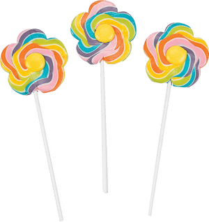 Large Heart Shaped Lollipops Png , Png Download - Large Swirl Lollipops, Transparent Png PNG