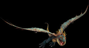 Colorful Flying Dragon PNG image with transparent background