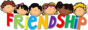 Colorful_ Friendship_ Cartoon PNG image with transparent background