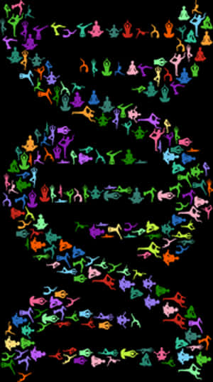 Colorful Frog D N A Illustration PNG