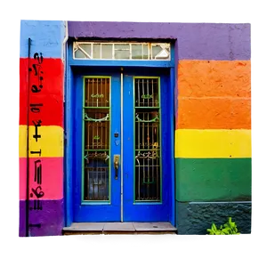 Colorful Front Door Png 71 PNG Image