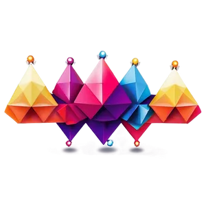 Colorful Geometric Art Png Auy PNG Image