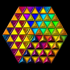 Colorful Geometric Pattern PNG image with transparent background