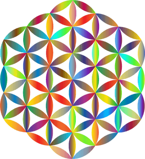 Colorful Geometric Pattern PNG image with transparent background