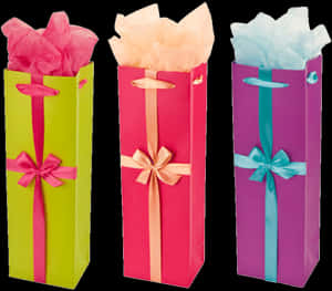 Gift Bag Party Trio Asstd - Gift Wrapping, HD Png Download PNG