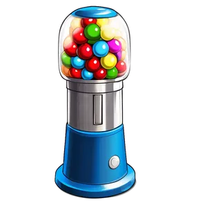 Colorful Gumball Machine Png 06292024 PNG Image