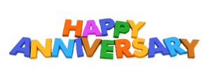 Happy Anniversary PNG Clipart PNG image with transparent background