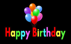 Colorful_ Happy_ Birthday_ Balloons PNG image with transparent background