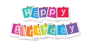 Colorful Happy Birthday Banner Image PNG Image