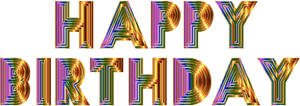 Gold Happy Birthday Png, Transparent Png PNG image with transparent background