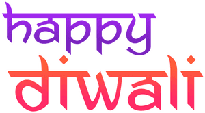 Colorful_ Happy_ Diwali_ Text PNG image with transparent background