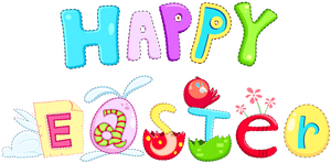 Happy Easter Streamer Png Clip Art Imageu200b Transparent - Easter Day Happy Easter Clipart, Png Download PNG with transparent background