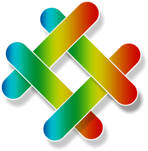 Colorful Hashtag Symbol PNG image with transparent background
