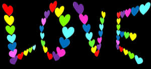 Colorful Heart Love2023 PNG image with transparent background
