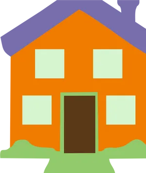 Colorful Home Icon PNG Image