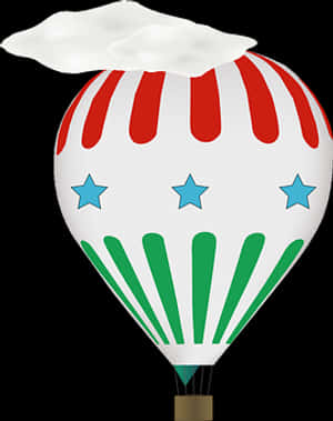 Colorful Hot Air Balloon Adventure PNG image with transparent background