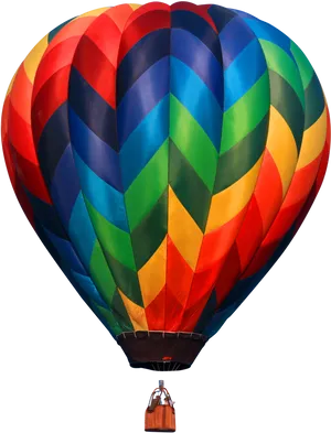 Colorful Hot Air Balloon Transparent Background PNG Image