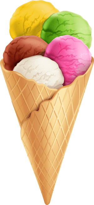 Pink Clipart Ice Cream Cone - Ice Cream Cone, HD Png Download PNG image with transparent background