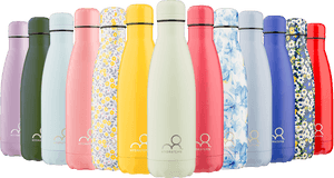Colorful Insulated Water Bottles PNG image with transparent background