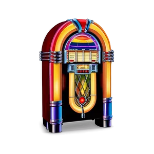 Colorful Jukebox Illustration Png Koj PNG Image