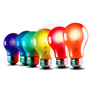 Colorful Lightbulb PNG eho PNG