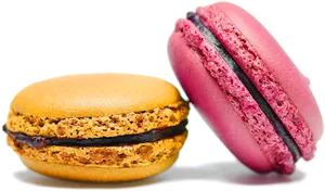 Colorful Macarons Isolated PNG Image