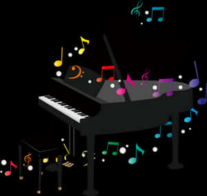 Grand Piano - Transparent Background Piano Clipart, HD Png Download PNG with transparent background